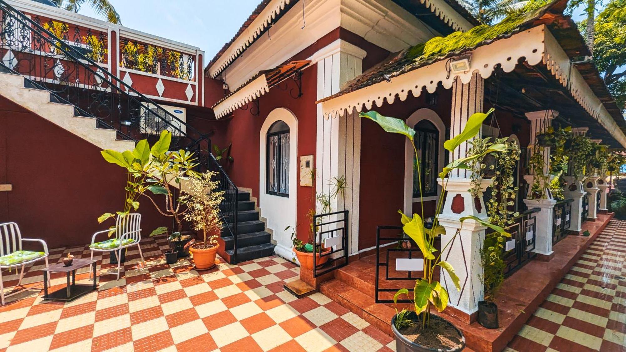 The First House By V3Homestay 4Bhk Private Pool Calangute Exteriér fotografie